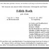 Schulz Edith 1924-2013 Todesanzeige